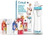 Cirkul 22oz Reusable Water Bottle + 3 Flavor Cartridges Fruit Punch & Berry