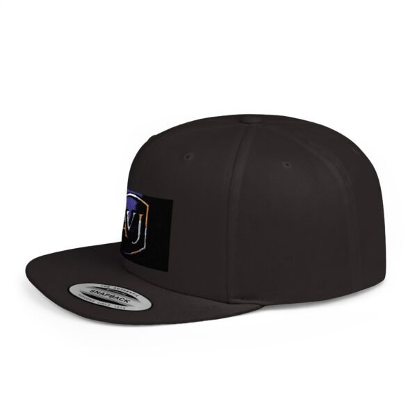 Stylish AVJ Flat Bill Snapback Cap - Trendy Urban Headwear for Everyday Use - Image 9