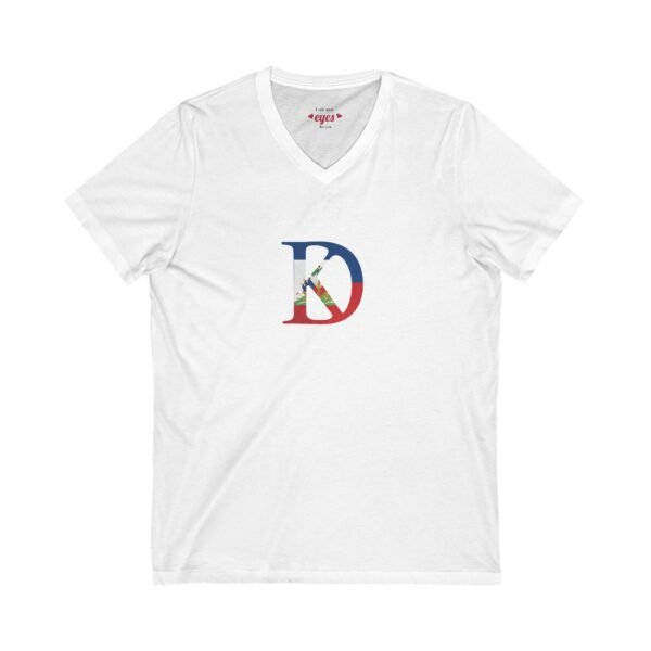 Joyful V-Neck Tee - Stylish Unisex Jersey Tee for Everyday Celebrations, Gifts for Birthdays, Anniversaries, Positive Vibes, Unique Fashion