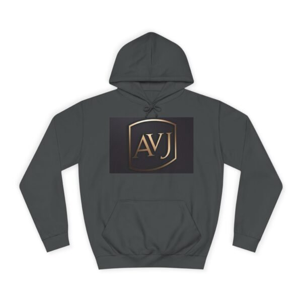 Unisex College Hoodie - AVJ Logo & Americana Peace Design - Image 5