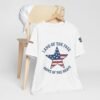 3023201656580511080_2048.jpeg Unisex Patriotic T-Shirt – “Land of the Free” American Graphic Tee for Holidays & Everyday Wear
