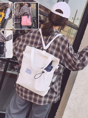 211a0a03-416c-40d6-b46a-9c79acf9d5e4.jpg Preppy School Backpack for Women – Casual Handbag with Pockets, Shoulder Bag for Students