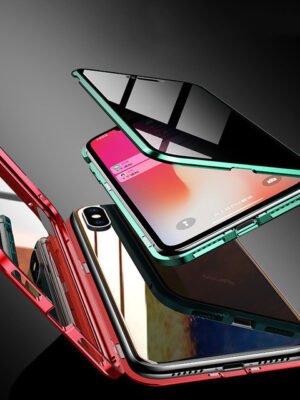 Phone Case Anti-peep Magnetic Protective Shell Magnetic Privacy Glass Case For Phone