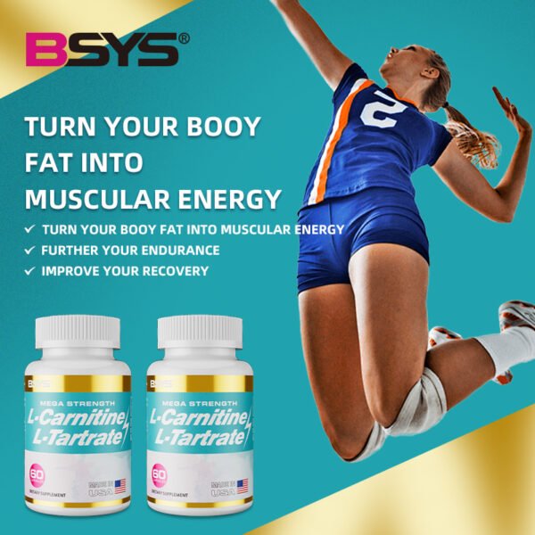 33e61661-6bbf-4e20-b83b-5dccdfecefce.jpg L-Carnitine L-Tartrate 500mg – Boost Energy, Endurance & Weight Loss – 60 Capsules