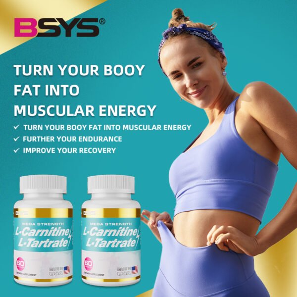 a7c1fe79-a160-4ccc-a8b4-6ae4da661da3.jpg L-Carnitine L-Tartrate 500mg – Boost Energy, Endurance & Weight Loss – 60 Capsules