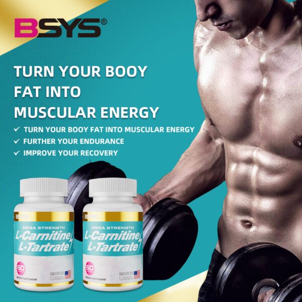 e1646c3a-90c8-45fb-81e6-fc9f6736a6ad.jpg L-Carnitine L-Tartrate 500mg – Boost Energy, Endurance & Weight Loss – 60 Capsules