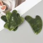 Helu Jade Gua Sha Heart Massage Tool - Image 5