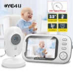 3.5″ Video Baby Monitor with Night Vision & Two-Way Audio