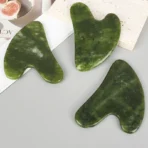 Helu Jade Gua Sha Heart Massage Tool - Image 4