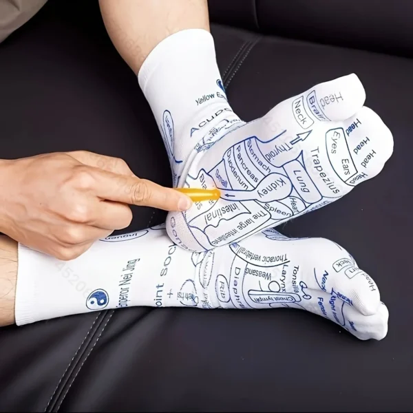 Multifunctional Finger Compression Socks & Massage Stick Set