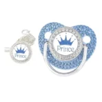 Luxury Baby Pacifier with Rhinestone Clip & Lid - Image 2