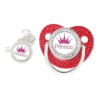 Luxury Baby Pacifier with Rhinestone Clip & Lid - Image 12