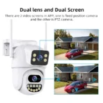 4K 8MP Dual-Lens WiFi Outdoor PTZ Security Camera - Image 8