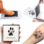 Inkless Cat & Dog Paw Print Kit – Safe Pet & Baby Memory Keepsake